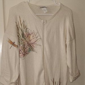 Vintage Pretty Things  100% Cotton Cardigan size M